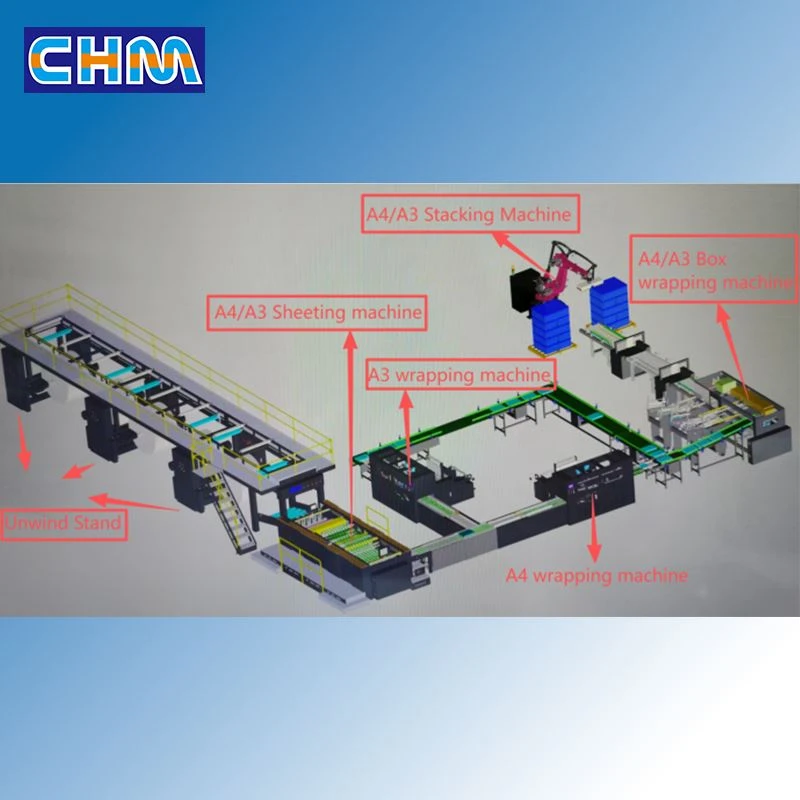 A3 A4 Cutting And Packaging Machine